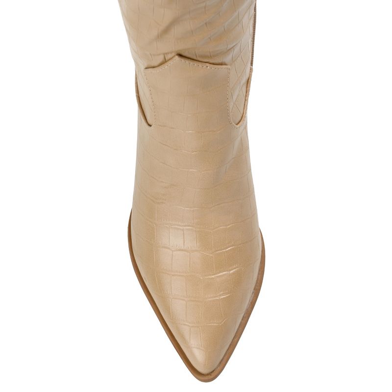 Journee Collection Womens Therese Tru Comfort Foam Stacked Heel Knee High Boots, 5 of 11