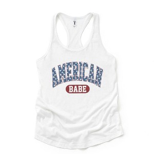 Simply Sage Market Women's Varsity American Babe Graphic Racerback Tank - 1 of 3