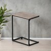 End Table Small Side Table Bed Side Table Side Table For Couch Mesitas Para Sala C Shape End Table - 3 of 4