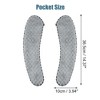 Unique Bargains 2 Pair Toilet Seat Cover Pad Bathroom Warm Toilet Seat Cushion Washable Reusable - 4 of 4
