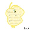 Big Dot of Happiness Honey Bee - Shaped Fill-in Invitations - Baby Shower or Birthday Party Invitation Cards with Envelopes - Set of 12 - 3 of 4