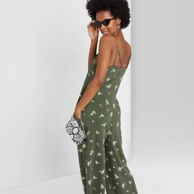 wild fable floral jumpsuit