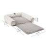NICOLE MILLER NEW YORK PET Kendall Fluted Geo Cozy Couch Protector Pet Bed - 4 of 4
