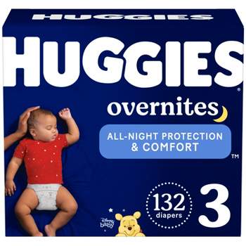 Huggies Overnites Nighttime Baby Diapers – (Select Size and Count)