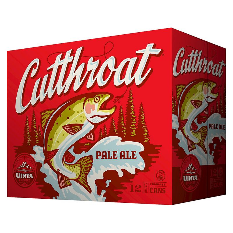 Uinta Cutthroat Pale Ale Beer - 12pk/12 fl oz Cans, 1 of 2