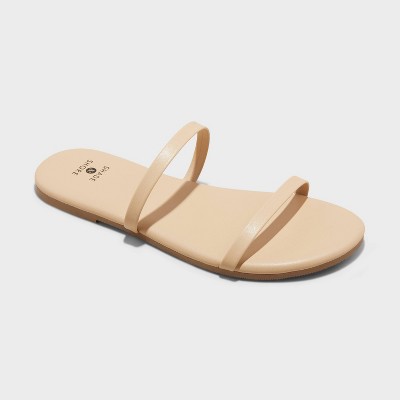 Women's Hanna Toe Ring Thong Sandals With Memory Foam Insole - A