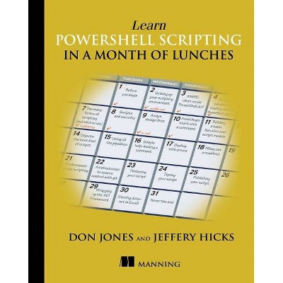 Learn Powershell Scripting in a Month of Lunches - by  Don Jones & Jeffery Hicks (Paperback)