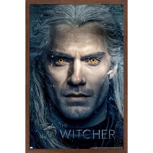 Trends International Netflix The Witcher - Closeup Framed Wall Poster Prints - 1 of 4