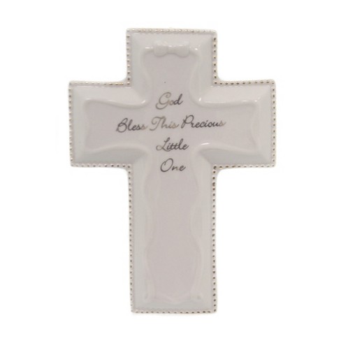 Religious 6 5 God Bless Wall Cross Baptism Child Decorative Wall Sculptures Target