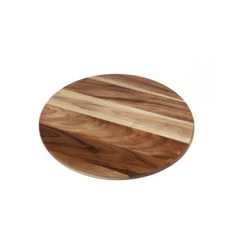 Lipper International Acacia Wood 18-Inch Lazy Susan Kitchen Turntable