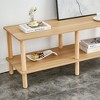 Vynxaria Modern 2-Tier TV Stand - Stylish & Functional Living Room Furniture - 2 of 4