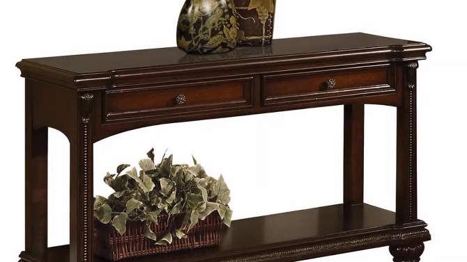 Console Table Cherry - Acme Furniture, 2 of 5, play video