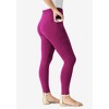 Roaman's Women's Plus Size Side Pocket Essential Legging - 4 of 4