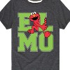 Boys' - Sesame Street - Elmo Collegiate Short Sleeve Graphic T-Shirt - 2 of 4