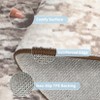 Area Rugs for Living Room Bedroom, Modern Abstract Machine Washable Rug, Low Pile Floor Carpet with Non Slip Backing - 4 of 4