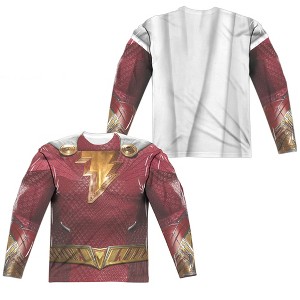 Men's Shazam! Fury Of The Gods Long Sleeve Costume T-Shirt - 1 of 4