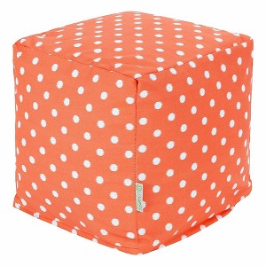 Majestic Home Goods,Cube Pouf Ikat Dot - 1 of 4