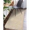 Unique Loom Chunky Jute Solid Indoor Hand Made Fringe Area Rug - 4 of 4
