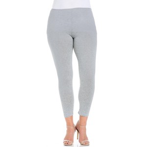 24seven Comfort Apparel Women's Plus Comfortable Ankle Length Leggings - 1 of 4