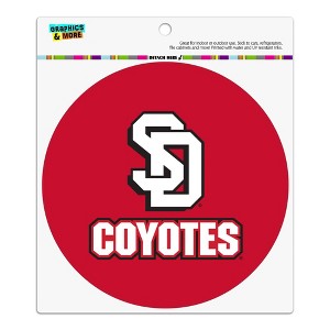 South Dakota Secondary Logo  Automotive Car Refrigerator Locker Vinyl Circle Magnet - 1 of 4
