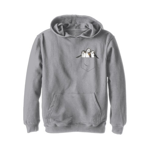 Boy's Star Wars The Last Jedi Porgs In My Pocket Pull Over Hoodie