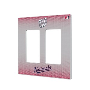 MLB National League Teams Linen Hidden-Screw Light Switch Plate for Double Rocker - 1 of 4