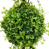 vidaXL Artificial Plant Green Polyethylene, Metal, Polypropylene Medium - 2 of 4