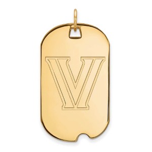 Black Bow Jewelry 10k Yellow Gold Villanova Wildcats NCAA Large Pendant - 1 of 3
