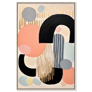 Art Remedy Beads of Jewellery Contemporary Shapes Abstract Wall Art Framed - 1 of 4