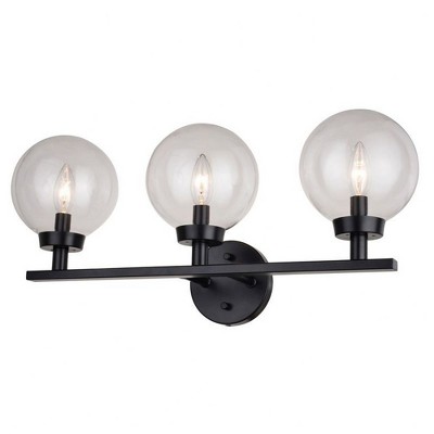Vaxcel Lander 3 - Light Vanity in  Matte Black