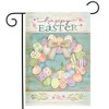 Briarwood Lane Garden Flag 12x18 For Outdoor Pastel Easter Wreath For Easter Garden Flag Flags For Outside - 2 of 4
