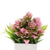 Unique Bargains Artificial Plants Spring Grass with Lotus in Pot Plastic 6.3"x6.3"x6.3" 1 Pc - 4 of 4