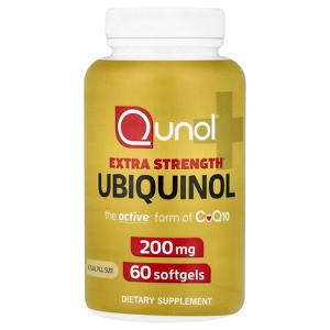 Qunol Ubiquinol, 200 mg, 60 Softgels - 1 of 4