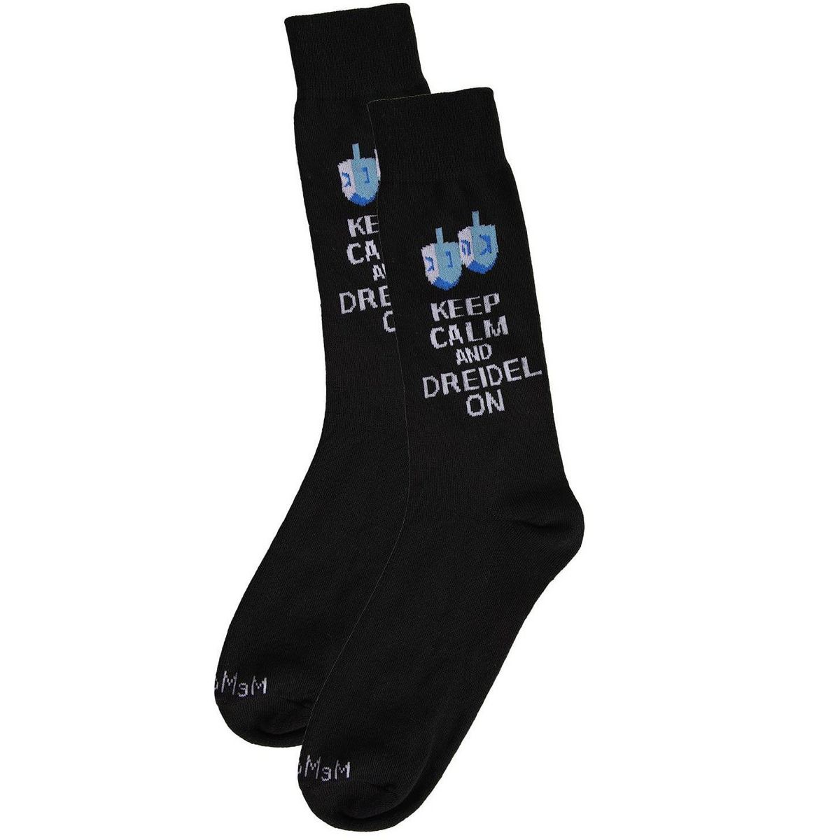 Memoi Men's Keep Calm and Dreidel On Hanukkah Novelty Crew Sock - thumbnail 6