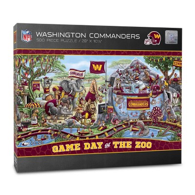 NFL Washington Commanders Game Day at the Zoo 500pc Puzzle