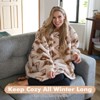Tirrinia Oversized Hoodie Blanket Sweatshirt, Comfortable Fleece Giant Wearable Blankets, Gift for Adults Men Women Teenagers Wife Girlfriend - 3 of 4
