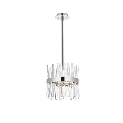 Elegant Lighting Serephina 6 - Light Pendant in  Chrome