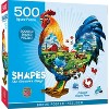 MasterPieces 500 Piece Shaped Jigsaw Puzzle - The Rooster's Song - 20.86"x25.39" - 2 of 4