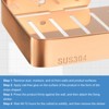 Unique Bargains 304 Stainless Steel Wall Mounted Soap Dish Holder with Installation Kits - 4 of 4
