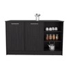 Kitchen Island with Two Large Cabinets for Kitchen, Dinning Room - 2 of 4