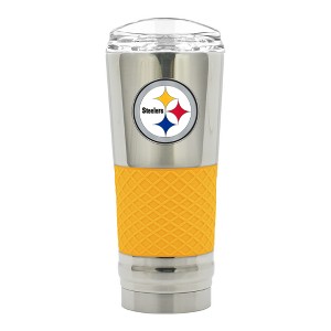 NFL Pittsburgh Steelers 24oz Draft Tumbler with Chrome Finish - 1 of 2