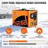 SILVEL Diesel Air Heater All-in-One Portable 4L Tank Orange 12V 24V LCD Remote Control for Vehicles Outdoors - 3 of 4