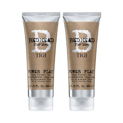 Bed Head for Men by TIGI Power Play Firm Finish Gel 6.76 oz (Pack of 2)