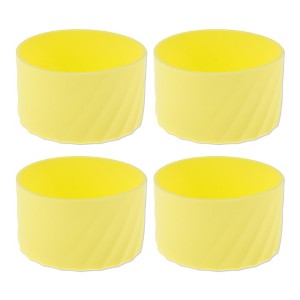 Unique Bargains Portable Fit For 40oz Anti-Fall Round Water Bottle Boot 4 Pcs - 1 of 4