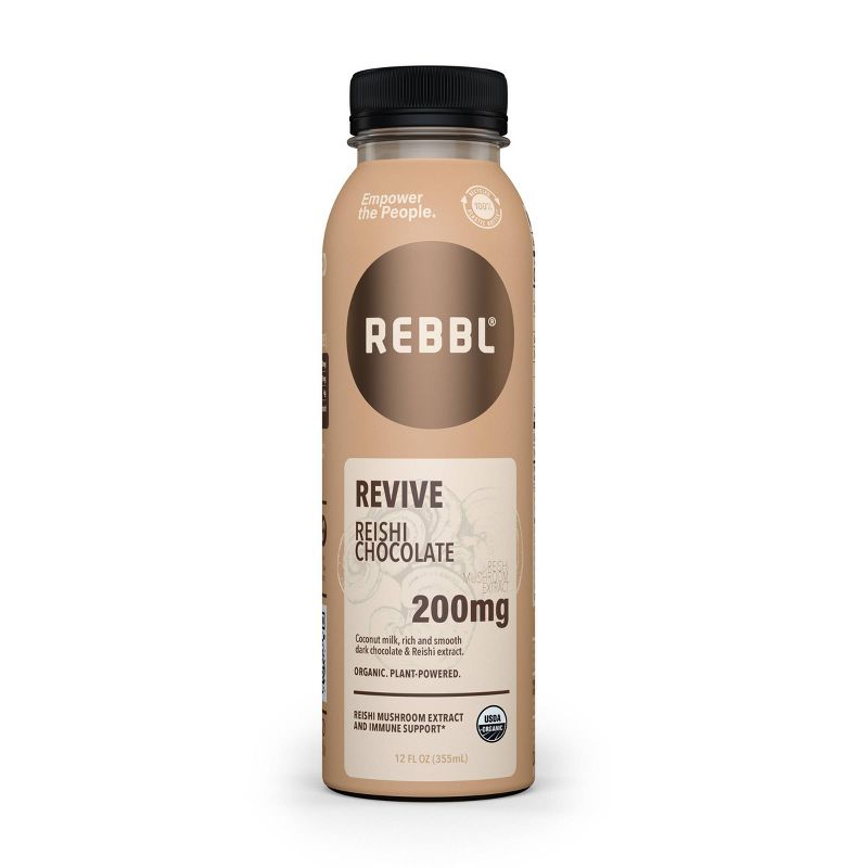 REBBL Organic Reishi Chocolate Immunity Elixir - 12 fl oz, 1 of 9