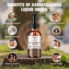 GreenPeople Ashwagandha Liquid Drops Supplement 3000mg for Men & Women, Gluten-Free, 2 fl.oz - 4 of 4