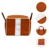 REGALWOVEN Storage Moving Bags for Organizing Bedroom Comforter Closet Organizers and Storage with Handles - 3 of 4