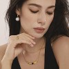 Plated Charm Necklace for Women - HTUTWOO™ 18K Gold Pendant Necklace, for Everyday Birthday Holidays Gifts - 4 of 4