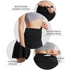 FIONECA 18" High Waisted Tennis Skirt for Women Skorts Skirts with Pockets Casual Modest Long Golf Athletic Running - 4 of 4