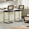 Infurnic Dining Chairs, Modern Upholstered Dining Chairs Set with Sturdy Legs, for Kitchen and Dining Room, 2PCS, Black, 17.7"*18.9"*42.5" - 3 of 4